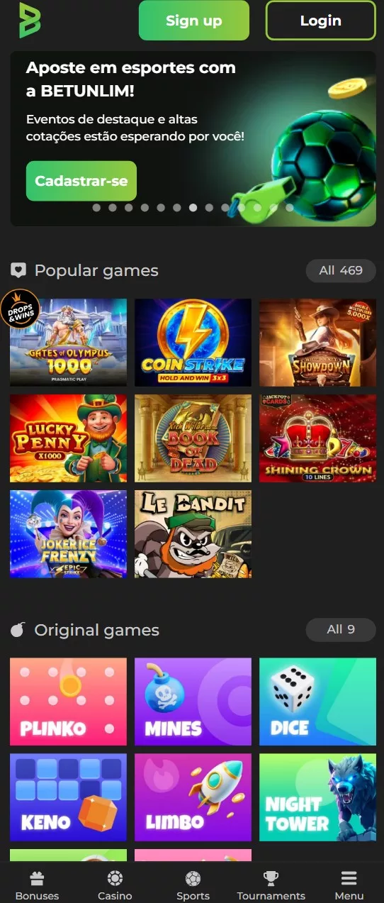 A terceira imagem do aplicativo, plataforma de apostas online com os melhores jogos de apostas e as maiores recompensas em dinheiro